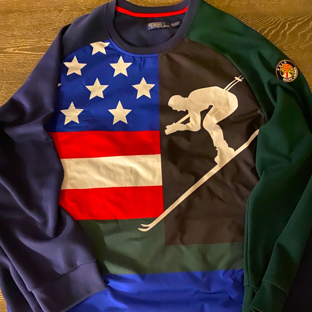 Polo by Ralph Lauren vintage ski sweater and hat
